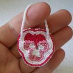 Pink Pansy Purse